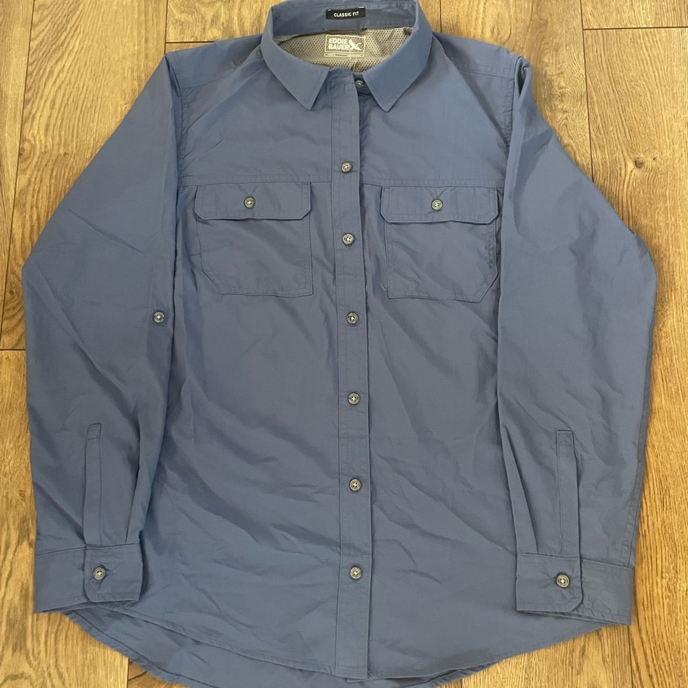 Eddie Bauer Women's Mountain Ripstop Long Sleeve Shirt - Picture 7 of 7